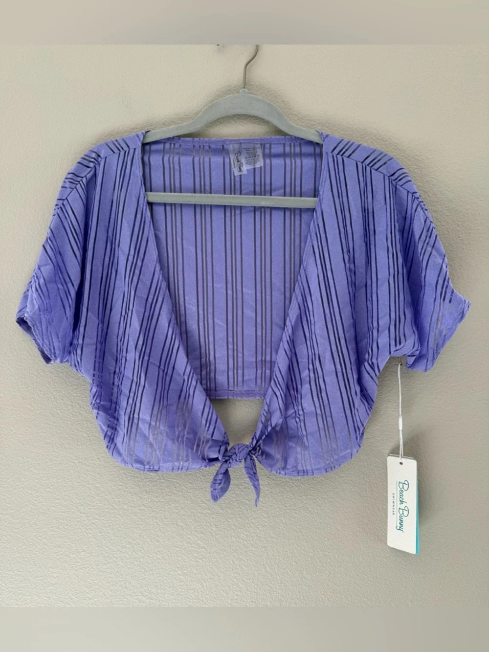 Beach Bunny - Miller Crop Top Cover-up - LAVENDER